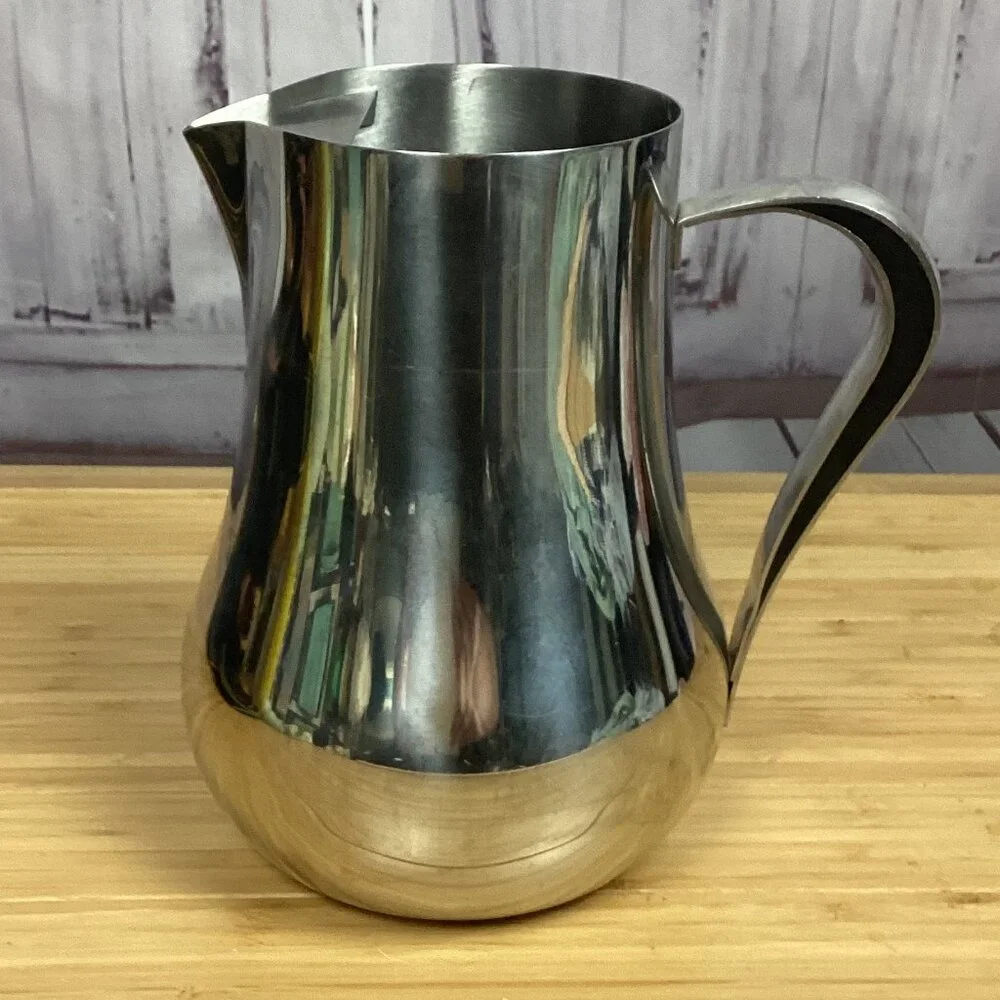 World Tableware CT-558  Stainless Steel Pitcher w/ Ice Guard